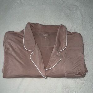 Cozy Earth Short Sleeve Knit Pajama Top